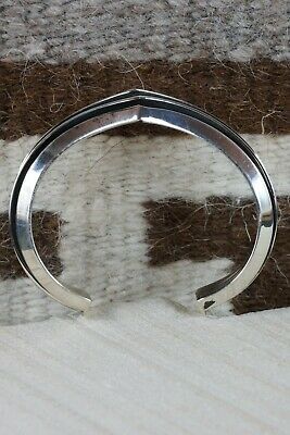 Navajo Sterling Silver Bracelet - Tom Hawk - High Lonesome Trading