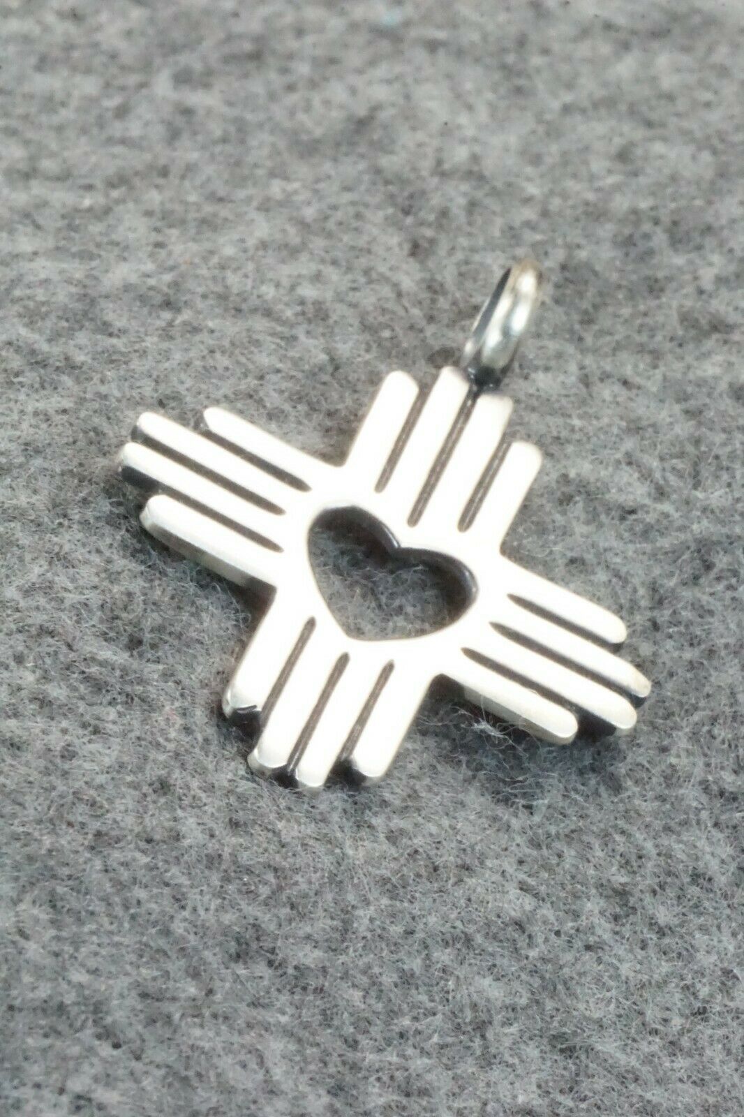 Sterling Silver Zia Pendant - Raymond Coriz