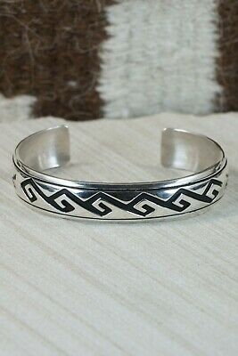 Navajo Sterling Silver Bracelet - Richard Singer