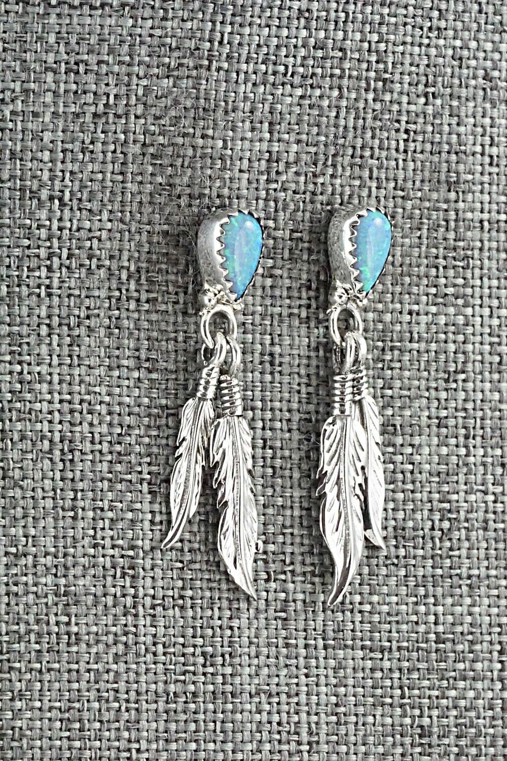Opalite & Sterling Silver Earrings - Judy Largo