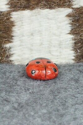 Lady Bug Zuni Fetish Carving - Reynold Lunasee