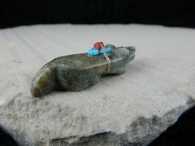 Badger Zuni Fetish Carving - Elroy Pablito - High Lonesome Trading