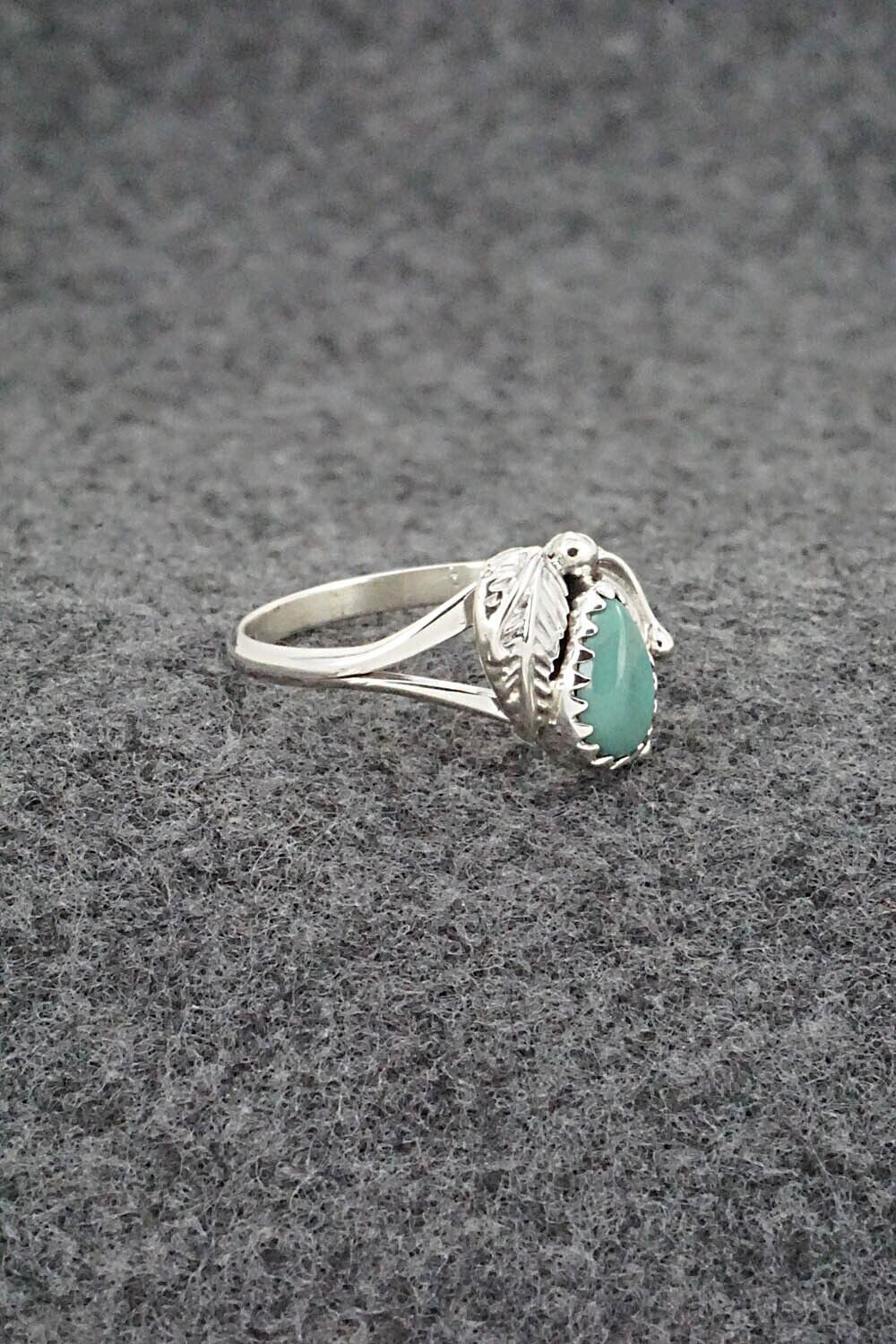 Turquoise & Sterling Silver Ring - Letricia Largo - Size 7.5