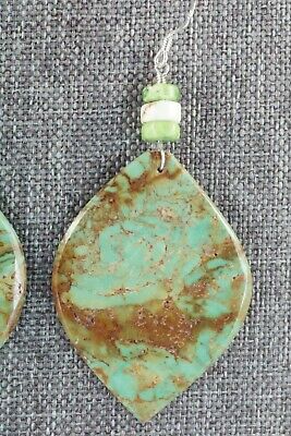 Turquoise & Sterling Silver Earrings - Lupe Lovato