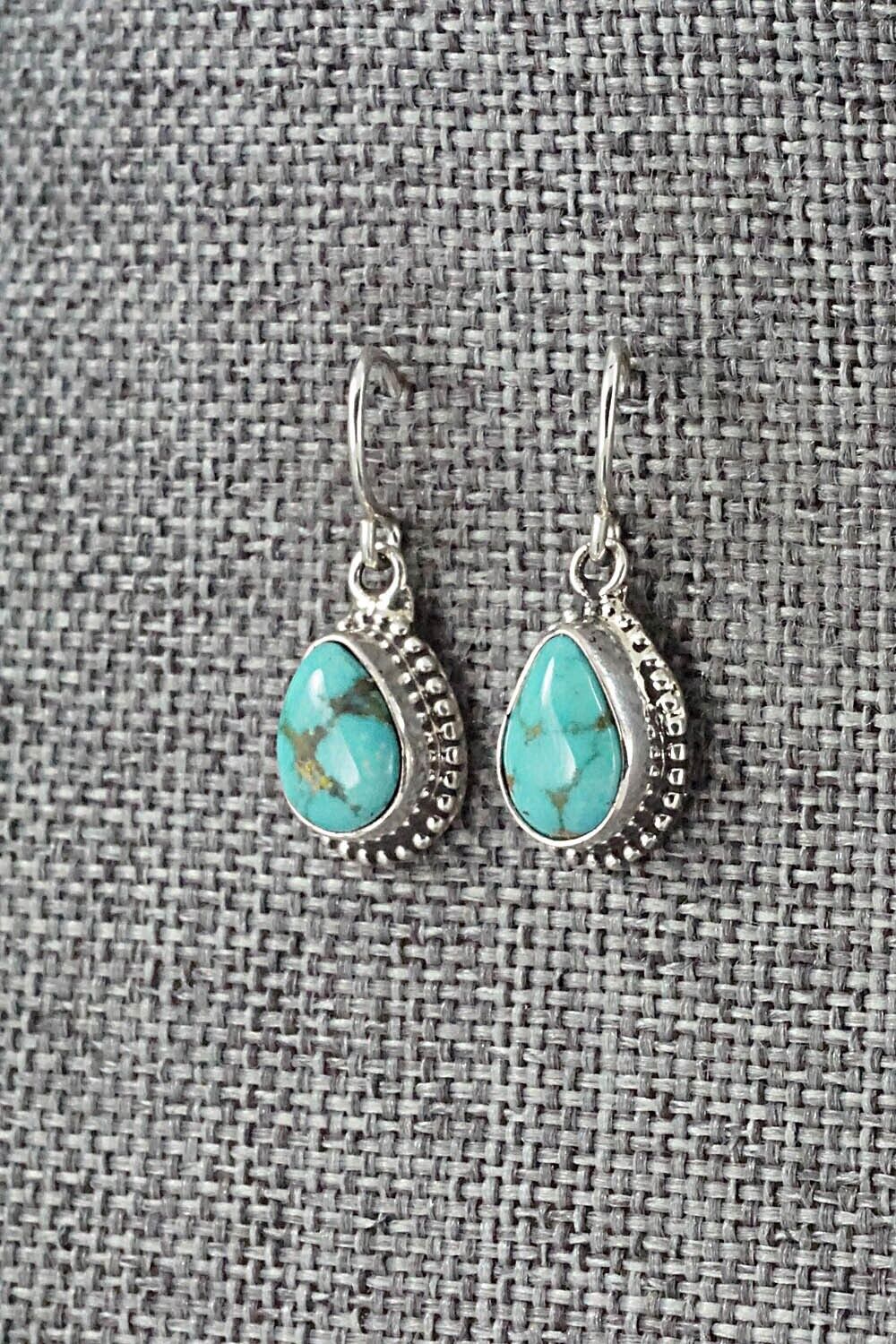 Turquoise & Sterling Silver Earrings - Rosemary Saunders