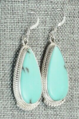 Turquoise & Sterling Silver Earrings - Sharon McCarthy