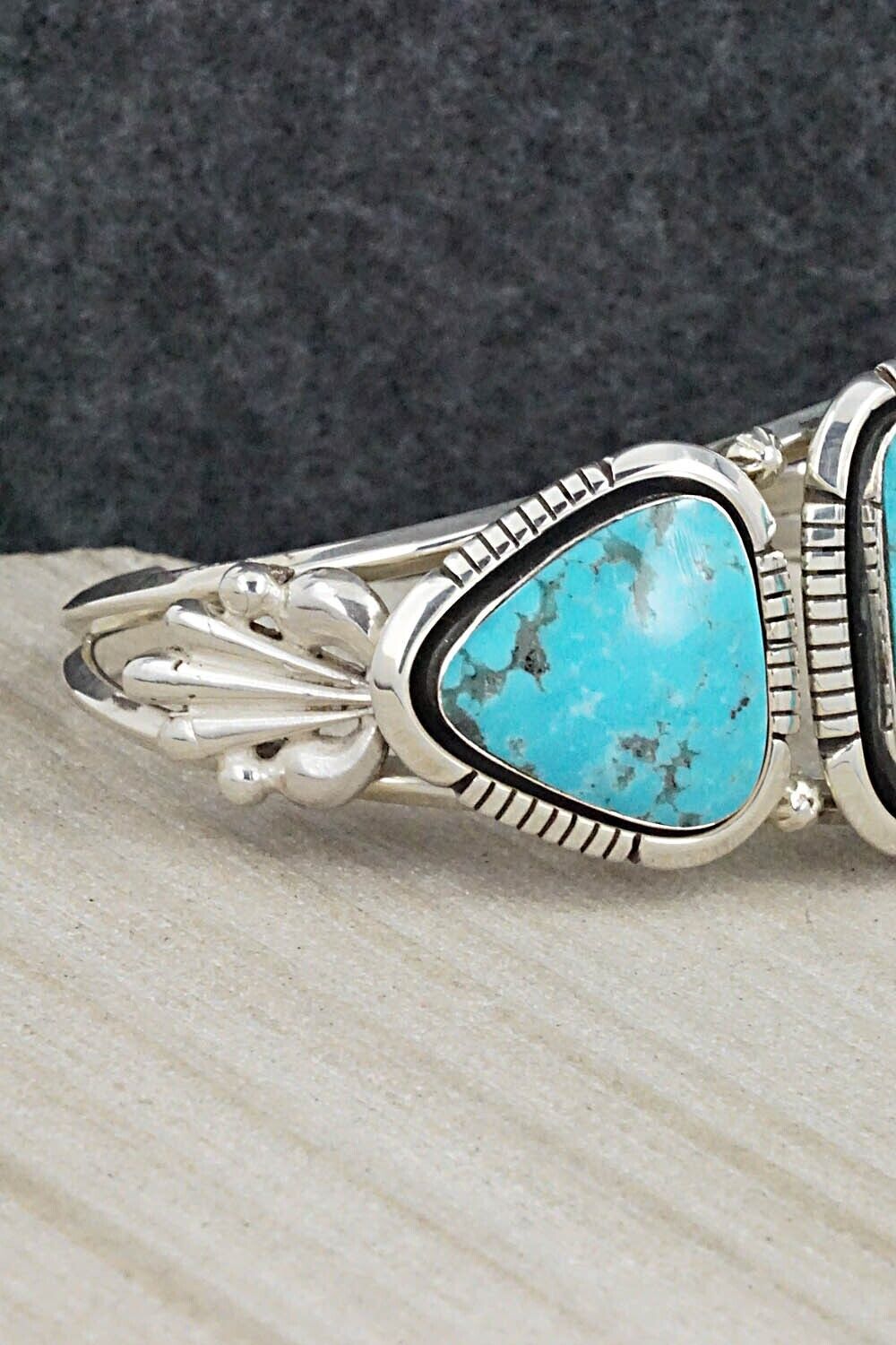 Turquoise and Sterling Silver Bracelet - Jimson Belin