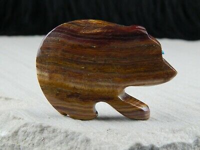Bear Zuni Fetish Carving - Jonathan Natewa - High Lonesome Trading