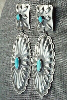 Turquoise & Sterling Silver Earrings - Rita Lee