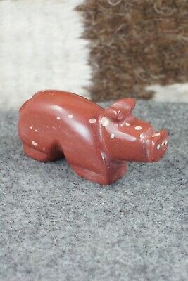 Pig Zuni Fetish Carving - Brandon Phillips