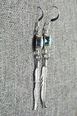 Turquoise and Sterling Silver Earrings - Sharon McCarthy