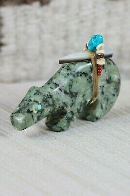 Bear Zuni Fetish Carving - Fernando Laiwakete - High Lonesome Trading