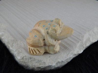Frog Zuni Fetish Carving - Native American - High Lonesome Trading