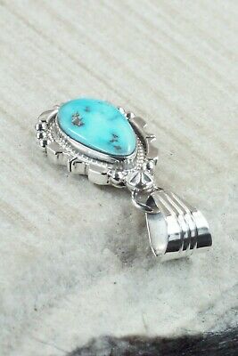 Turquoise and Sterling Silver Pendant - Daniel Benally