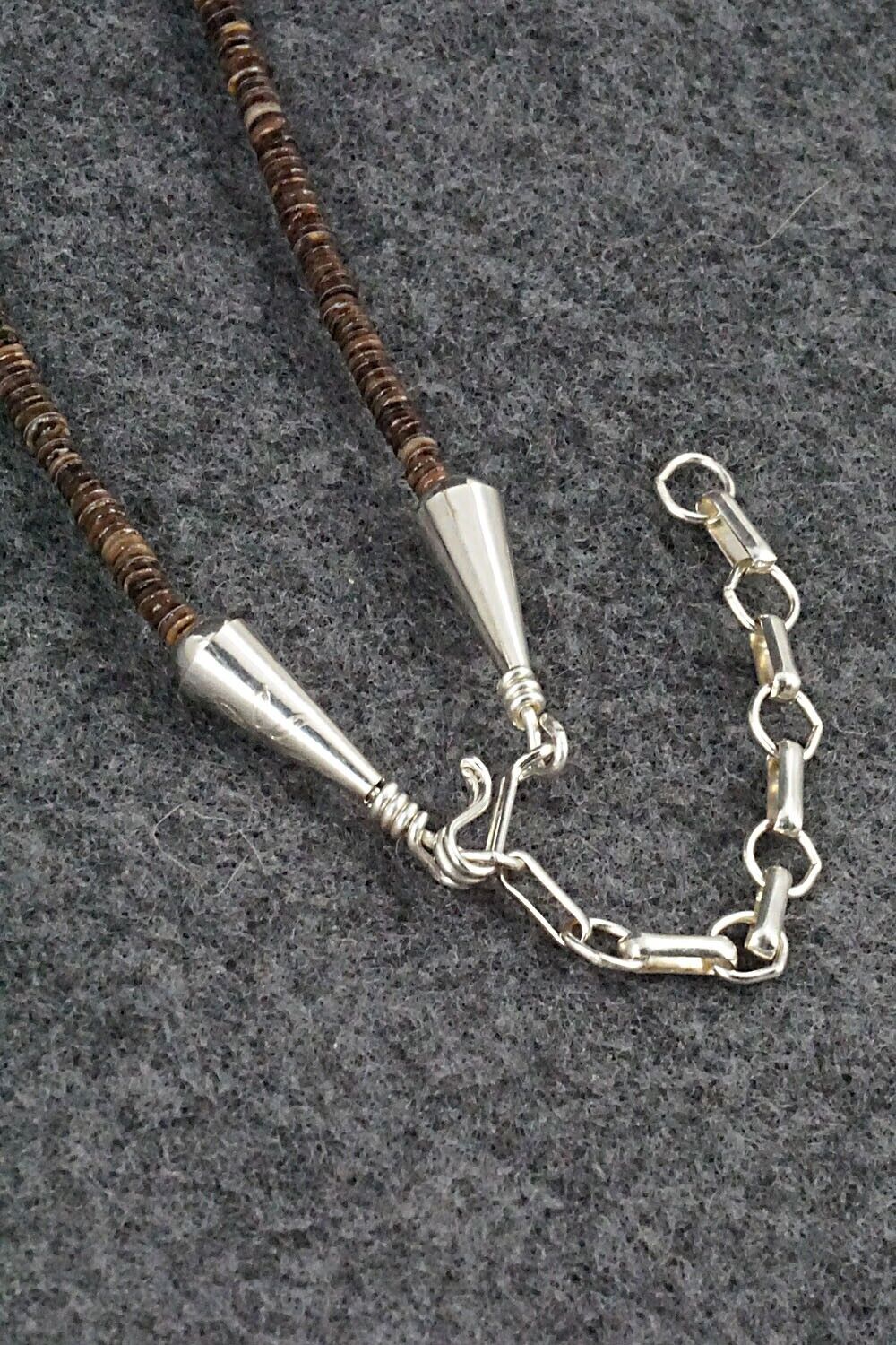 Multi Stone and Sterling Silver Necklace - Helen Tsosie