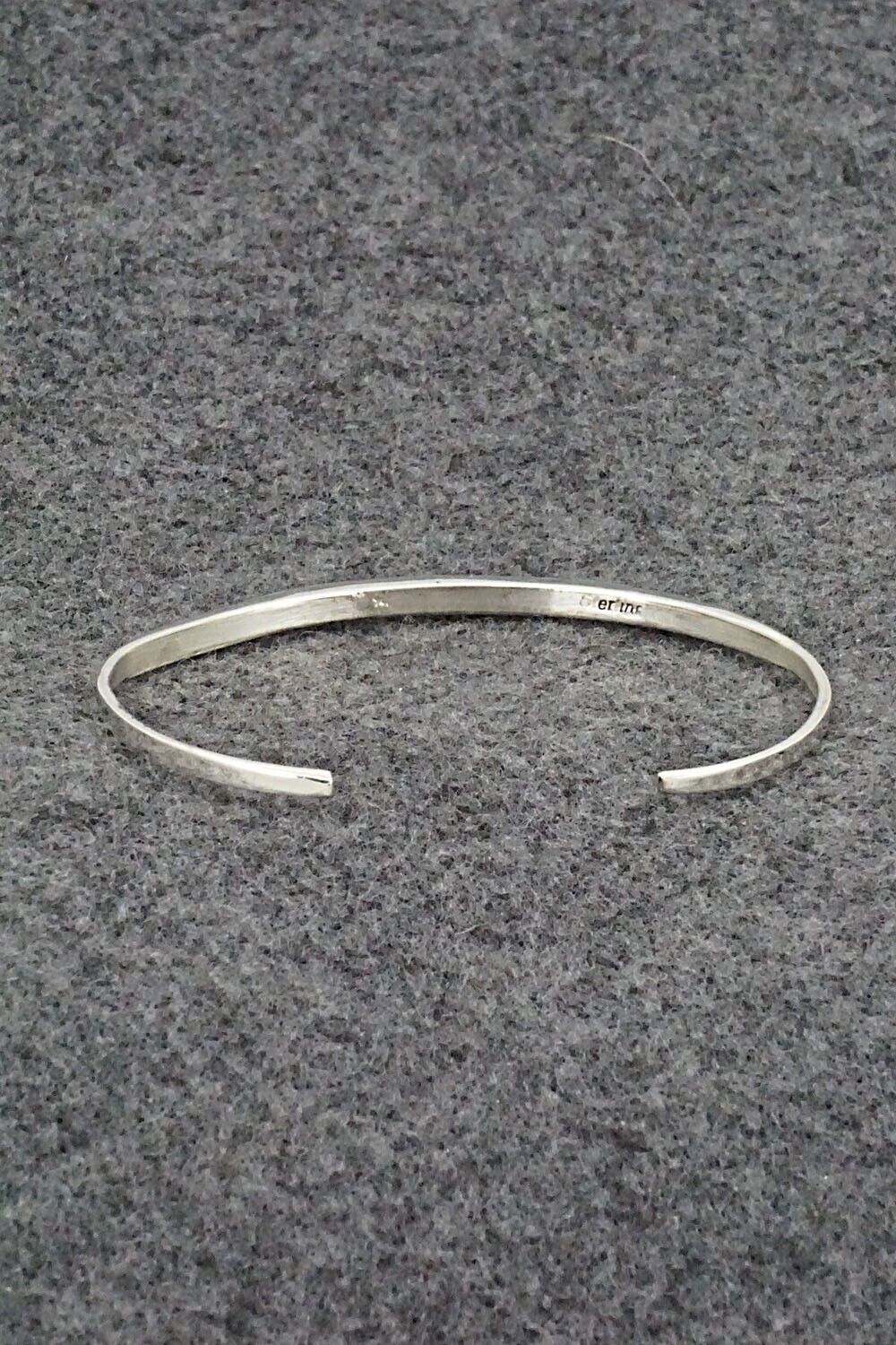 Turquoise & Sterling Silver Inlay Bracelet - Jeanette Chavez