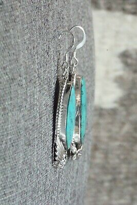 Turquoise and Sterling Silver Earrings - Sadie Jim