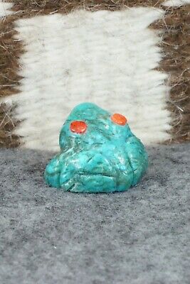 Frog Zuni Fetish Carving - Reynold Lunasee