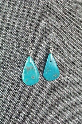 Navajo Turquoise and Sterling Silver Earrings - Native American