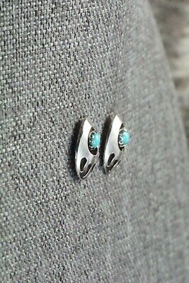 Turquoise & Sterling Silver Earrings - Leta Parker