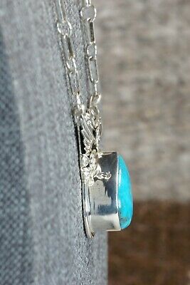 Turquoise & Sterling Silver Necklace - Loretta Delgarito