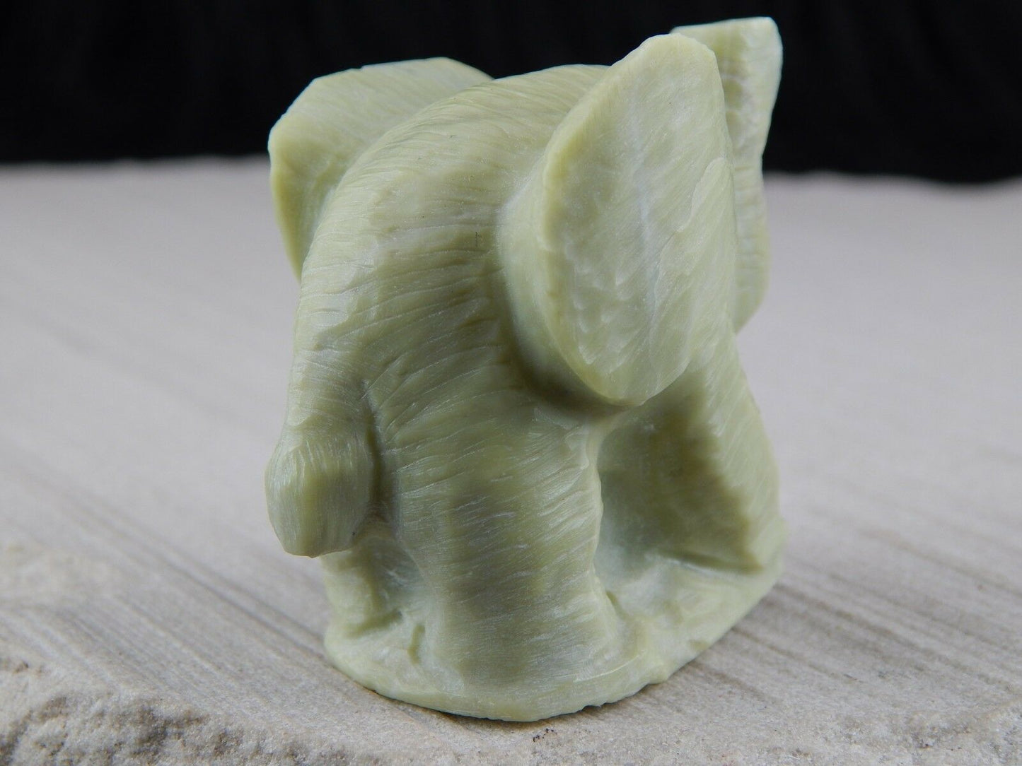 Elephant Zuni Fetish Carving - Carlton Kaamasee - High Lonesome Trading