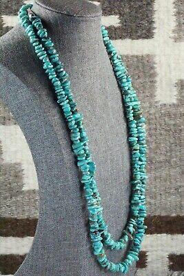 Turquoise & Sterling Silver Necklace - Navajo - High Lonesome Trading