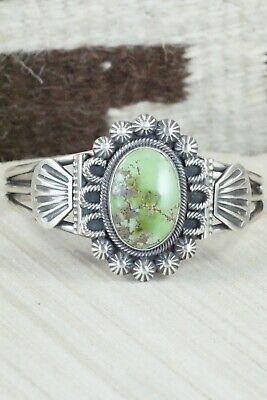 Turquoise and Sterling Silver Bracelet - Leon Martinez
