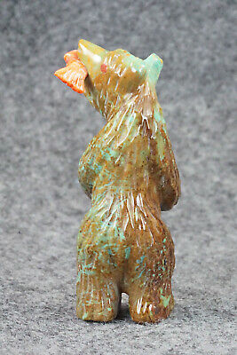 Bear Zuni Fetish Carving - Andres Quandelacy