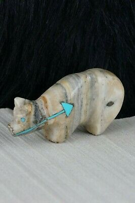 Bear Zuni Fetish Carving - Kevin Quam - High Lonesome Trading