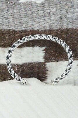 Navajo Sterling Silver Bracelet - Elaine Tahe