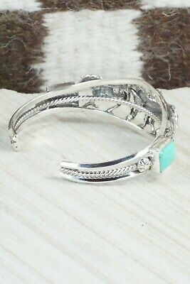 Turquoise & Sterling Silver Bracelet - Bobby Platero