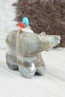 Bear Zuni Fetish Carving - Stewart Alanzo