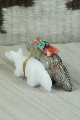 Wolf Zuni Fetish Carving - Daisy Natewa