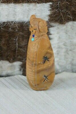 Corn Maiden Zuni Fetish Carving - Sandra Quandelacy - High Lonesome Trading