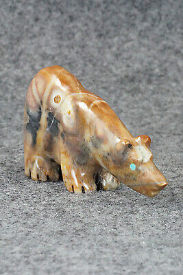 Bear Zuni Fetish Carving - Andres Quandelacy