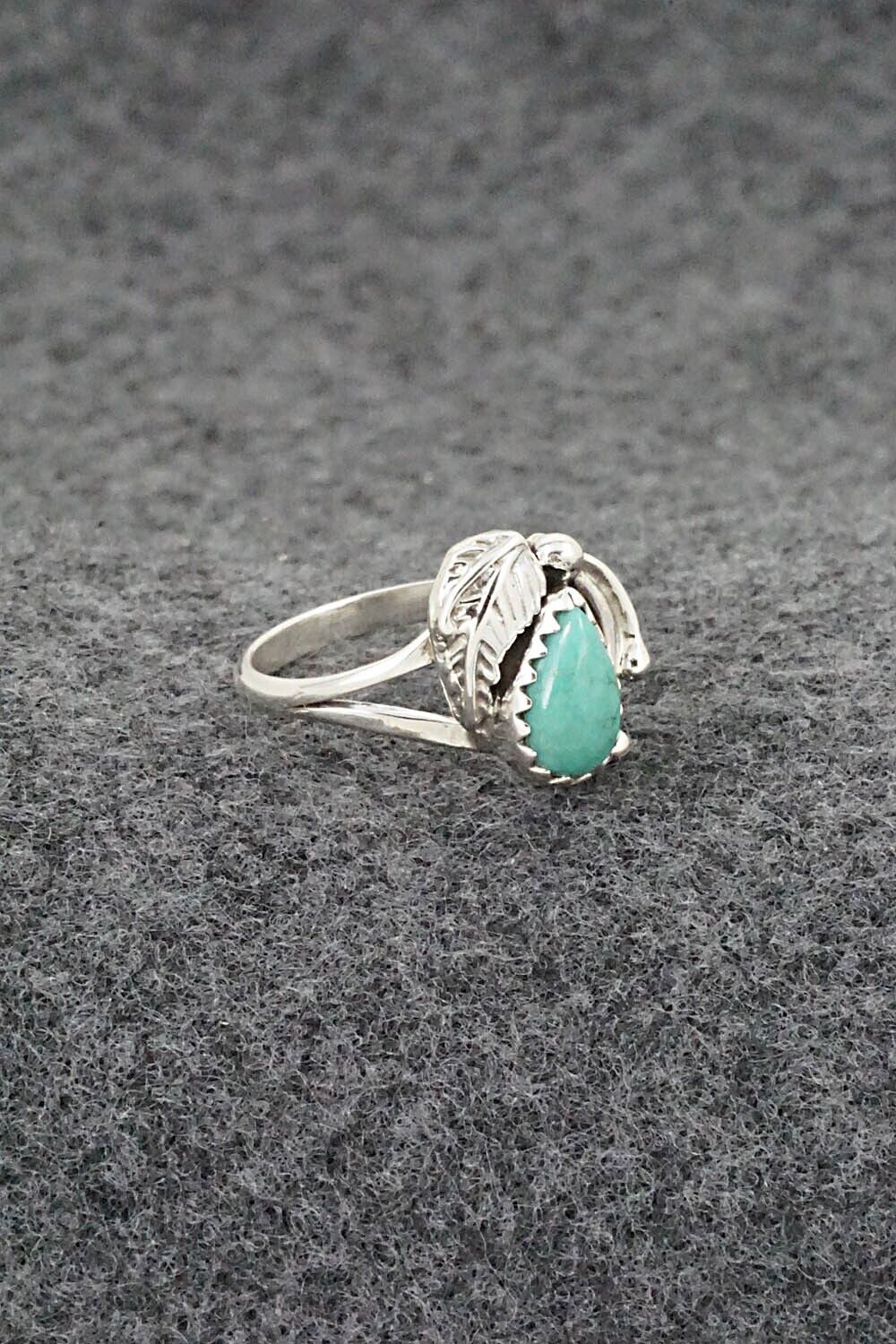 Turquoise & Sterling Silver Ring - Letricia Largo - Size 5.75