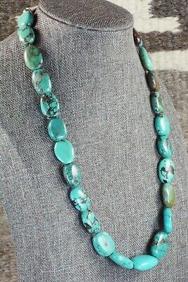 Turquoise & Sterling Silver Necklace - Navajo