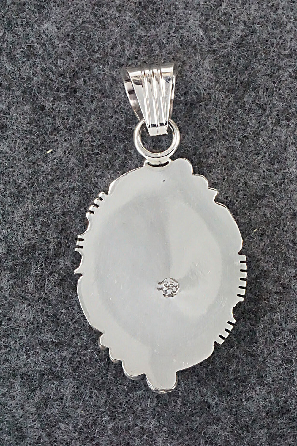 Turquoise & Sterling Silver Pendant - Marita Benally