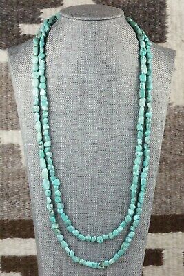 Turquoise and Sterling Silver Necklace - Navajo