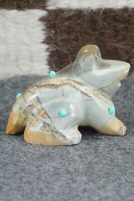 Frog Zuni Fetish Carving - Enrike Leekya