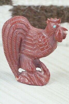 Rooster Zuni Fetish Carving - Derrick Kaamasee - High Lonesome Trading