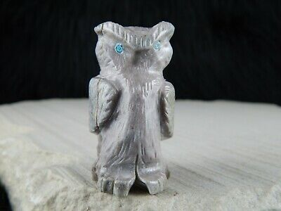 Owl - Zuni Fetish - Allison White - Zuni Owl Carving - Native American - High Lonesome Trading