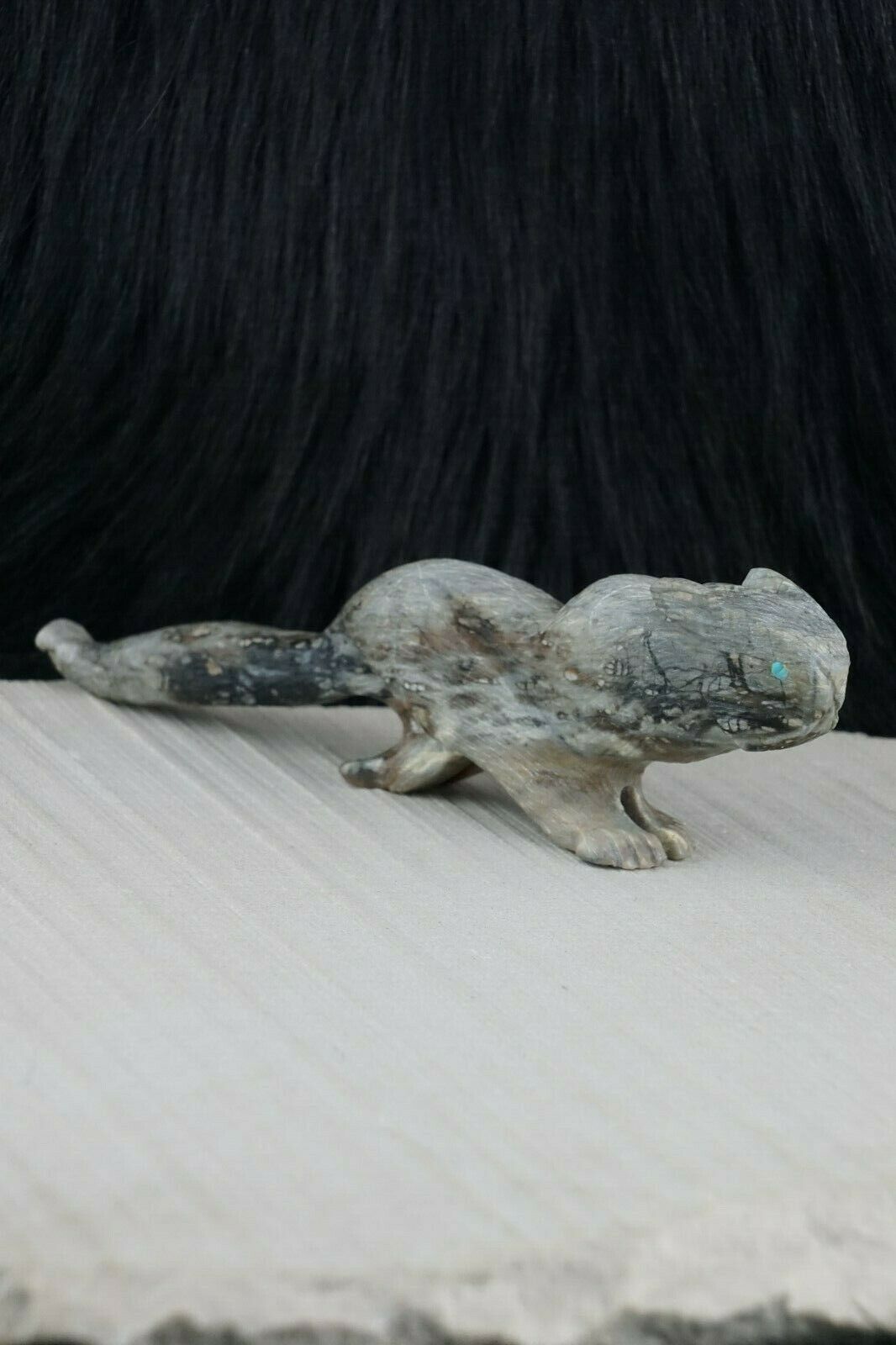 Mountain Lion Zuni Fetish Carving - Tony Mackel - High Lonesome Trading