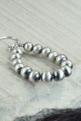 Sterling Silver Navajo Pearl Earrings - Jan Mariano