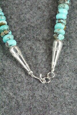 Turquoise & Sterling Silver Necklace - Navajo