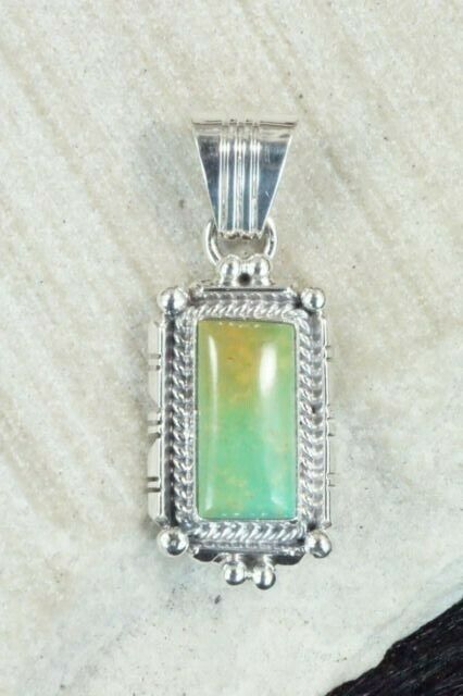 Turquoise & Sterling Silver Pendant - Daniel Benally