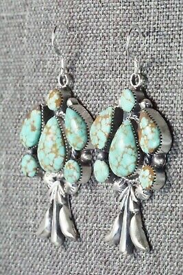 Turquoise & Sterling Silver Earrings - Bobby Platero
