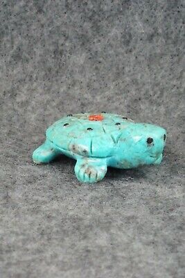 Turtle Zuni Fetish Carving - Reynold Lunasee