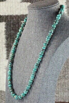 Turquoise & Sterling Silver Necklace - Navajo